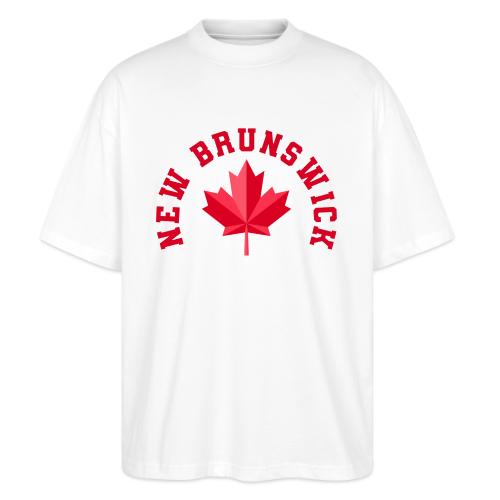 New Brunswick with maple leaf - Stanley/Stella Blaster Oversized T-Shirt 