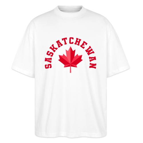 Saskatchewan with maple leaf - Stanley/Stella Blaster Oversized T-Shirt 