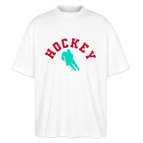 Hockey Player Silhouette - Stanley/Stella Blaster Oversized T-Shirt 