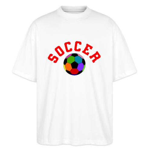 Soccer: Colorful Kick - Stanley/Stella Blaster Oversized T-Shirt 