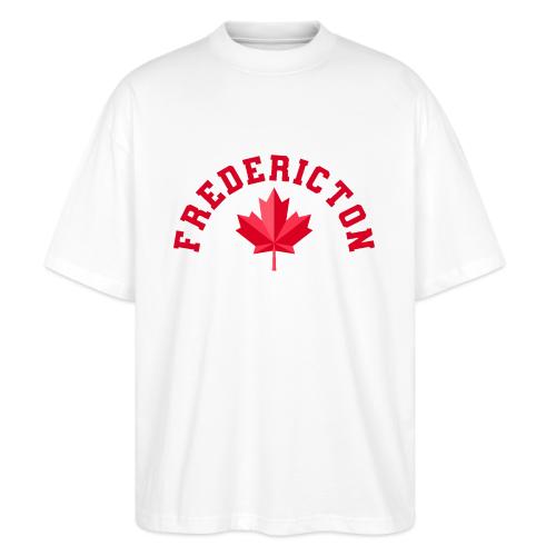 Fredericton with maple leaf - Stanley/Stella Blaster Oversized T-Shirt 