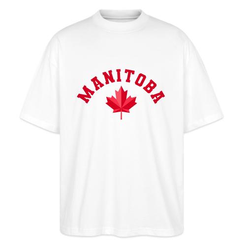 Manitoba with maple leaf - Stanley/Stella Blaster Oversized T-Shirt 