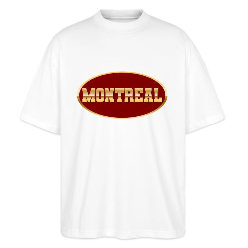 Montreal in Gold - Stanley/Stella Blaster Oversized T-Shirt 