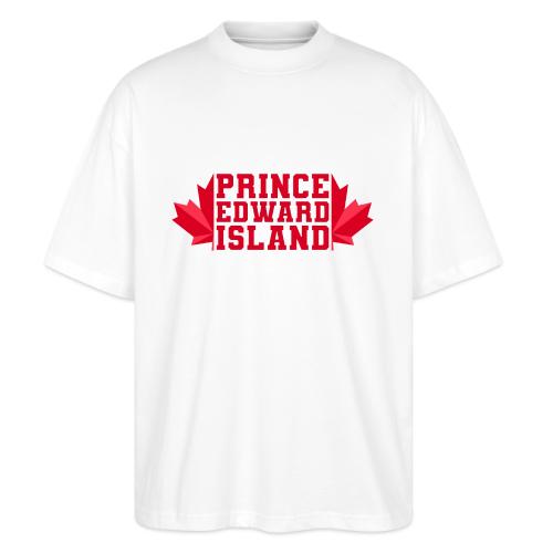 Prince Edward Island with maple leaf - Stanley/Stella Blaster Oversized T-Shirt 