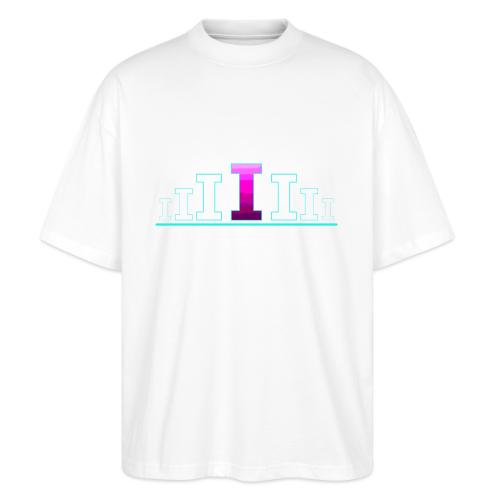 Letter I – Capital Varsity Alphabet Monogram - Stanley/Stella Blaster Oversized T-Shirt 