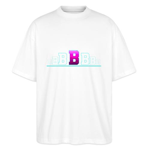 Letter B – Capital Varsity Alphabet Monogram - Stanley/Stella Blaster Oversized T-Shirt 