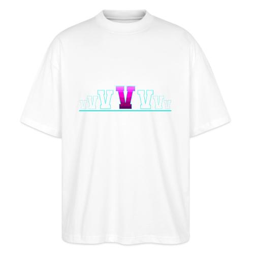 Letter V – Capital Varsity Alphabet Monogram - Stanley/Stella Blaster Oversized T-Shirt 