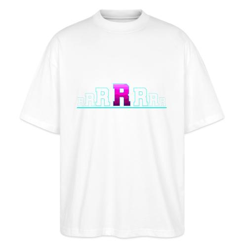 Letter R – Capital Varsity Alphabet Monogram - Stanley/Stella Blaster Oversized T-Shirt 