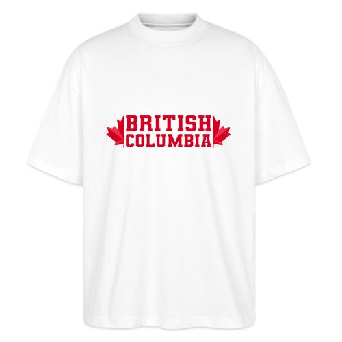 British Columbia with maple leaf - Stanley/Stella Blaster Oversized T-Shirt 