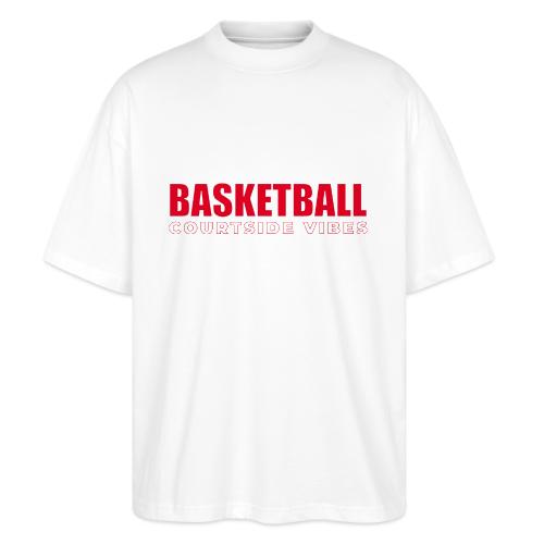 Courtside Vibes Basketball Typography Design - Stanley/Stella Blaster Oversized T-Shirt 
