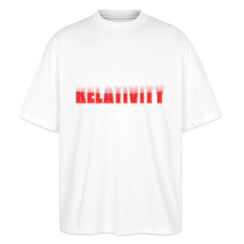 Relativity Science Typography Design - Stanley/Stella Blaster Oversized T-Shirt 