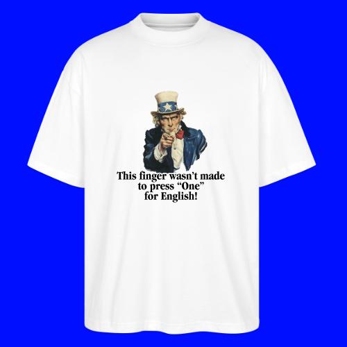 Uncle Sam - Finger - Stanley/Stella Blaster Oversized T-Shirt 