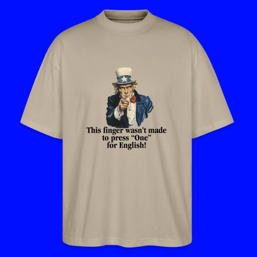 Uncle Sam - Finger - Stanley/Stella Blaster Oversized T-Shirt 