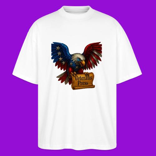 Veterans Press Bald Eagle - Stanley/Stella Blaster Oversized T-Shirt 