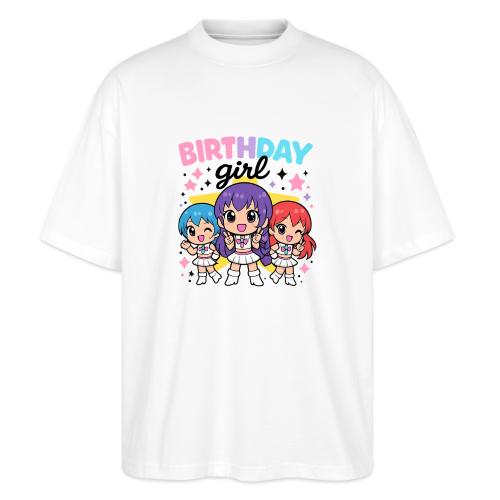 Cute Chibi Birthday Idol Girls - Stanley/Stella Blaster Oversized T-Shirt 