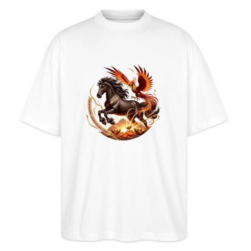 Year of the Horse Phoenix T Shirt, Lunar NY Gift - Stanley/Stella Blaster Oversized T-Shirt 