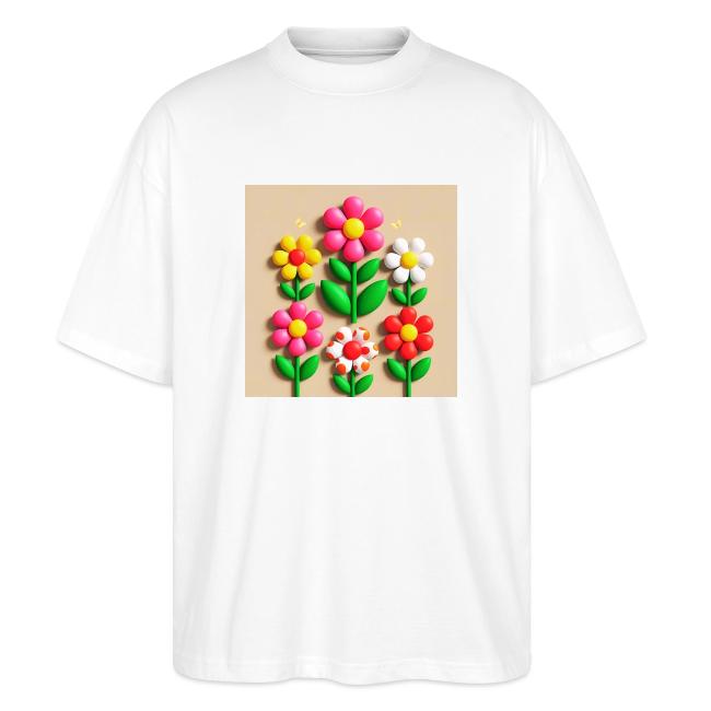 3D Flowers and Butterflies in Amber, Floral Design