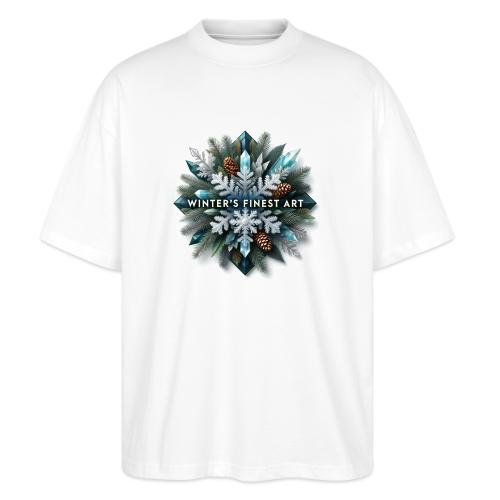 Intricate Frozen Evergreen T-Shirt - Stanley/Stella Blaster Oversized T-Shirt 