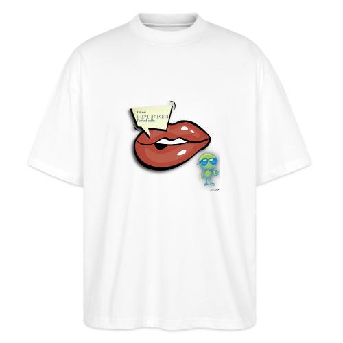 Smoon City_I wear lipstick - Stanley/Stella Blaster Oversized T-Shirt 