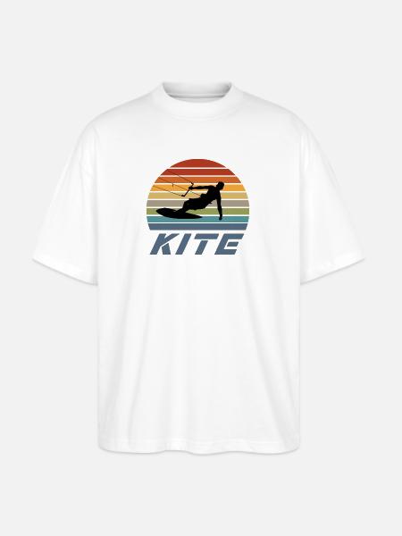 Kite Design - Stanley/Stella Blaster Oversized T-Shirt - white