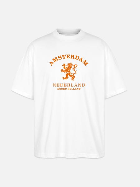 AMSTERDAM Netherlands - Stanley/Stella Blaster Oversized T-Shirt - white