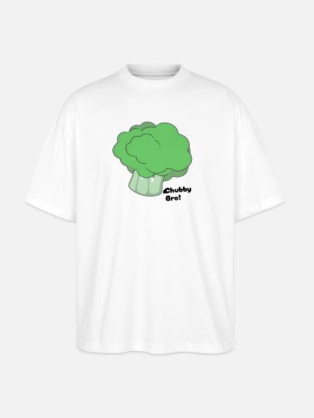 Chubby Bro - Stanley/Stella Blaster Oversized T-Shirt - white