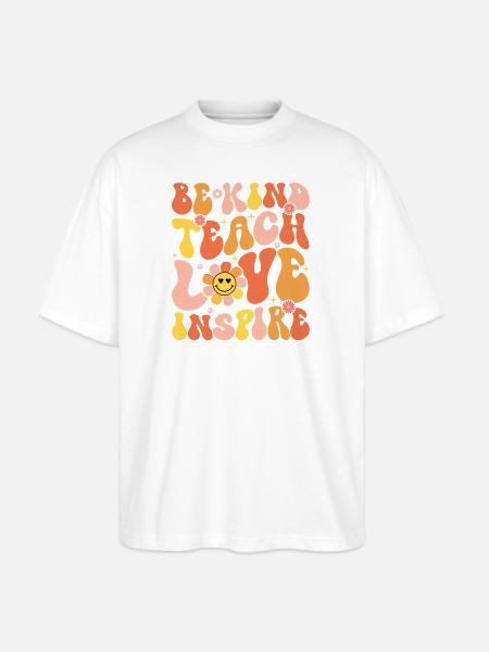 Be Kind To Each Other - Stanley/Stella Blaster Oversized T-Shirt - white