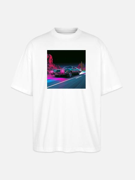 Neon Velocity - Stanley/Stella Blaster Oversized T-Shirt - white