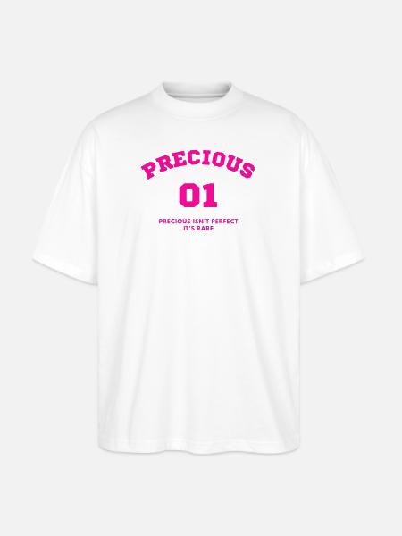 Precious 01 - Stanley/Stella Blaster Oversized T-Shirt  - white