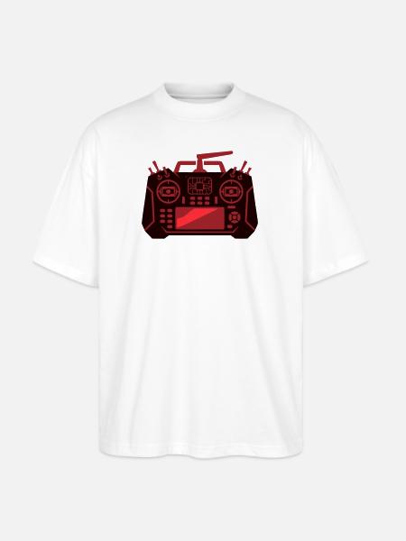 Drone Remote Controller Icon - Stanley/Stella Blaster Oversized T-Shirt - white