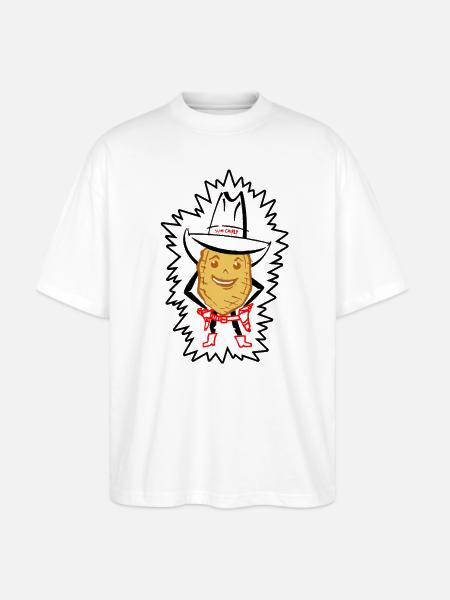 Slim Chipley - Stanley/Stella Blaster Oversized T-Shirt  - white