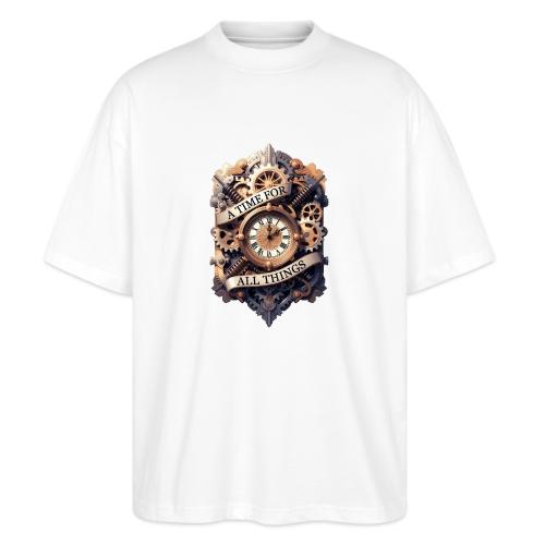 Ornate Clockwork T-Shirt - Stanley/Stella Blaster Oversized T-Shirt 