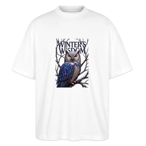 Crystalized Forest Owl T-Shirt - Stanley/Stella Blaster Oversized T-Shirt 