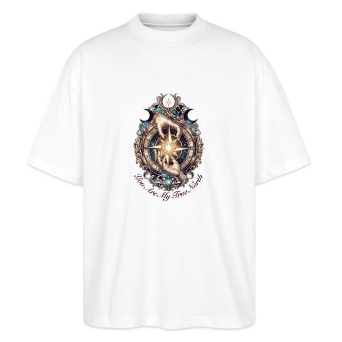 You Are My True North Celestial Compass T-Shirt - Stanley/Stella Blaster Oversized T-Shirt 