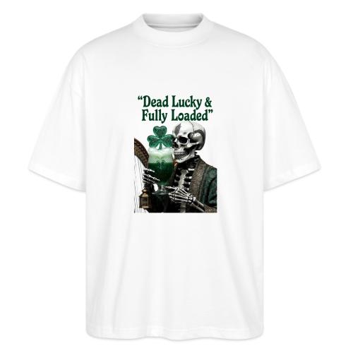 Lucky Skeleton Stout T-Shirt - Stanley/Stella Blaster Oversized T-Shirt 