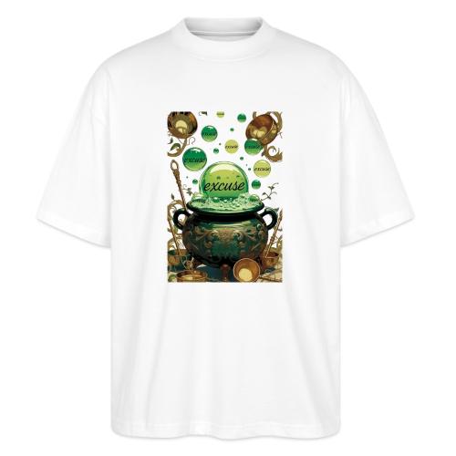Emerald Excuses Cauldron Graphic Tee - Stanley/Stella Blaster Oversized T-Shirt 