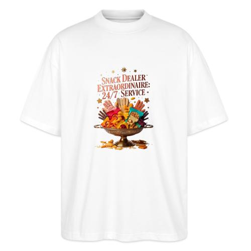 Snack Dealer Extraordinaire Tee, Mum Gift - Stanley/Stella Blaster Oversized T-Shirt 