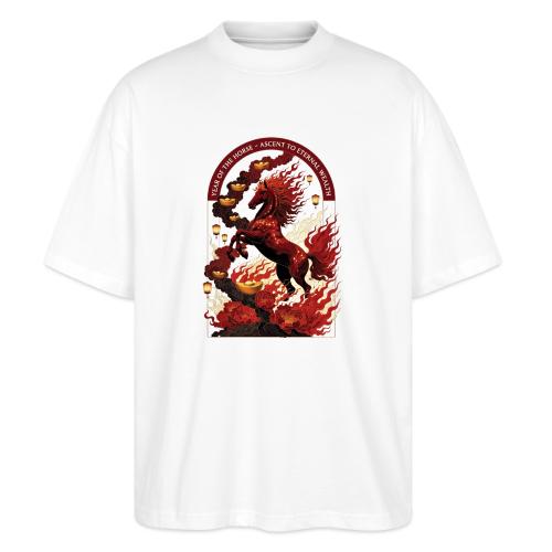 Year of the Horse Rise T Shirt,Lunar New Year Gift - Stanley/Stella Blaster Oversized T-Shirt 