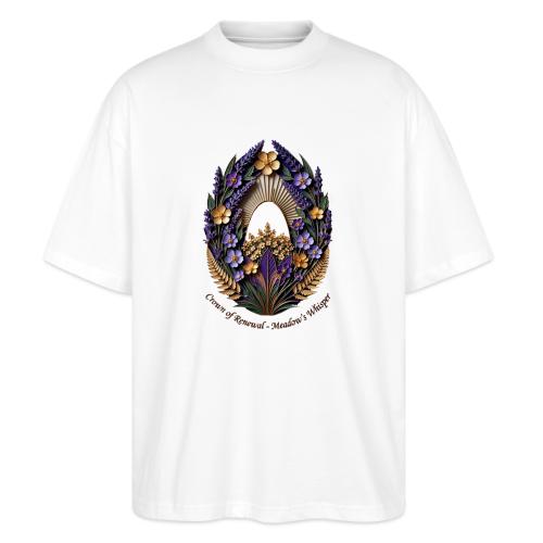 Easter Meadow Crown Renewal T Shirt, Spring Gift - Stanley/Stella Blaster Oversized T-Shirt 