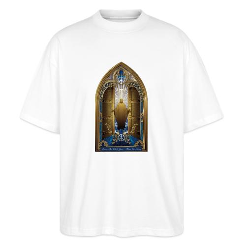 Easter Peace Be With You Locked Doors T Shirt,Gift - Stanley/Stella Blaster Oversized T-Shirt 