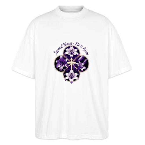Easter Eternal Bloom Lily Crown T Shirt, Gift - Stanley/Stella Blaster Oversized T-Shirt 