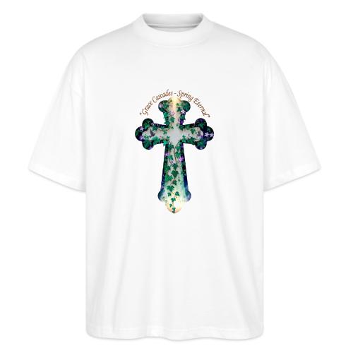 Easter Grace Cascades Eternal T Shirt, Mercy Gift - Stanley/Stella Blaster Oversized T-Shirt 