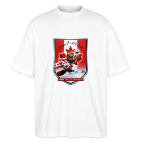 Canada Beaver Ascent T-Shirt, Canadian Pride Gift - Stanley/Stella Blaster Oversized T-Shirt 