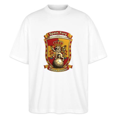 Spain Lion Fury T-Shirt, Spanish Crest Gift - Stanley/Stella Blaster Oversized T-Shirt 
