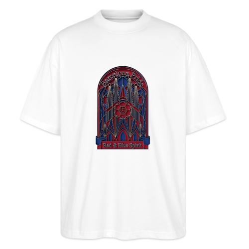 Barcelona Scarlet Pride T Shirt, Vibrant City Gift - Stanley/Stella Blaster Oversized T-Shirt 