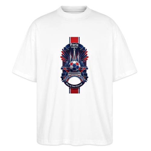 Paris Tower Legacy T Shirt, Soccer City Pride Gift - Stanley/Stella Blaster Oversized T-Shirt 