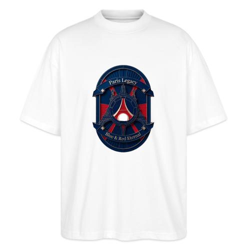 Paris Pride Heritage T Shirt, Soccer Fan Gift - Stanley/Stella Blaster Oversized T-Shirt 