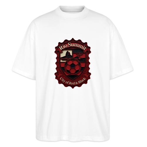 Flamengo Scarlet Summit T-Shirt, Football Gift - Stanley/Stella Blaster Oversized T-Shirt 