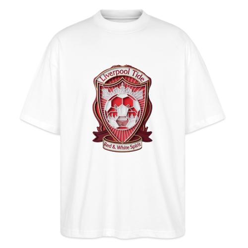 Liverpool Tide T Shirt, Soccer City Pride Gift - Stanley/Stella Blaster Oversized T-Shirt 
