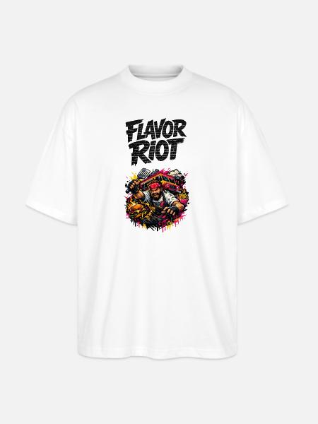 Rogue Kitchen Rider - Stanley/Stella Blaster Oversized T-Shirt - white